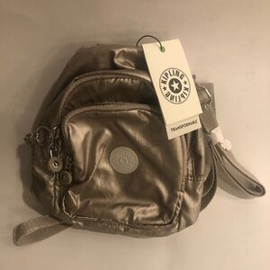 Kipling Metallic Mini Backpack